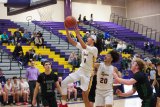 Lemoore's Ty Chambers looks to score in Wednesday's 50-36 win over visiting El Diamante.